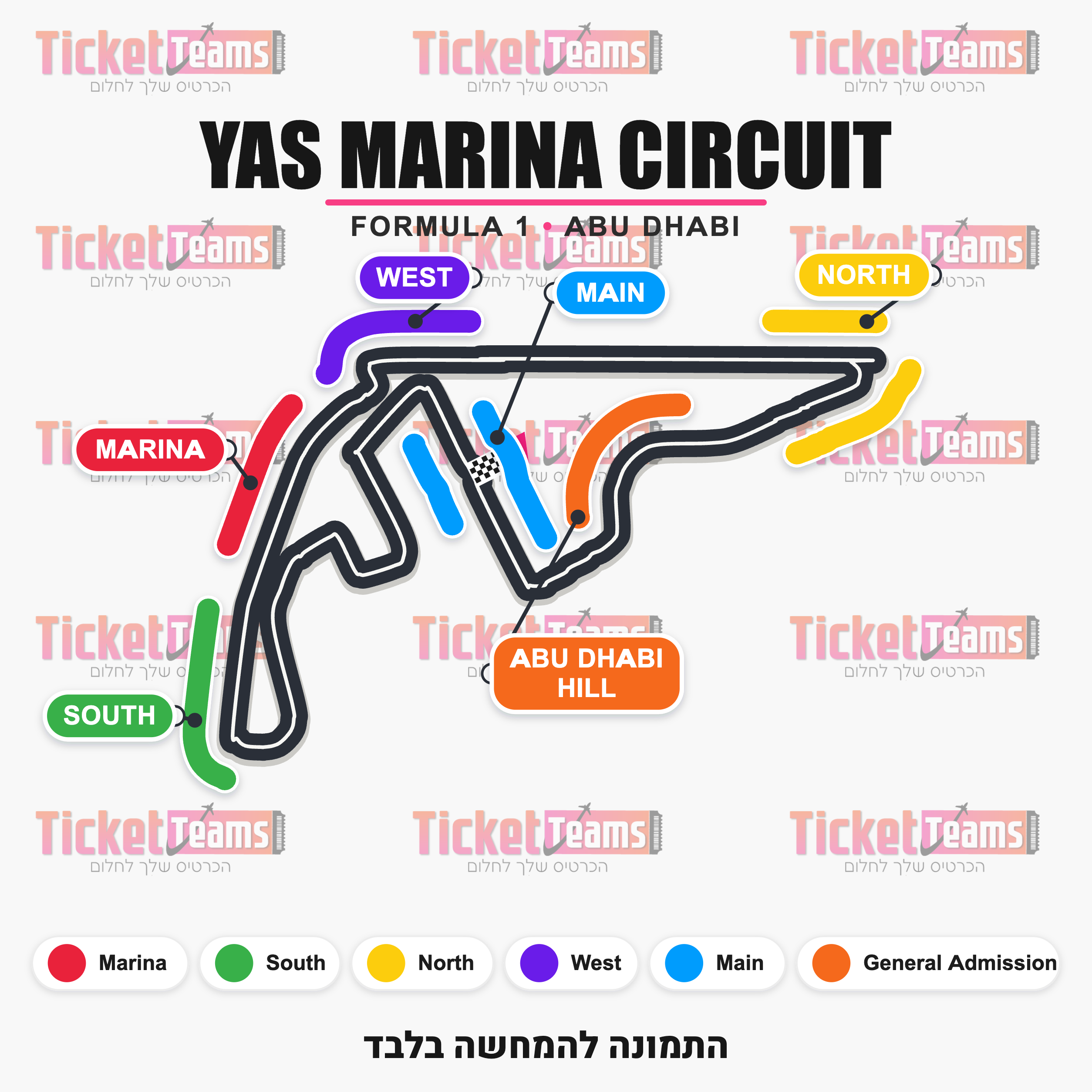 מפת YAS MARINA CIRCUIT